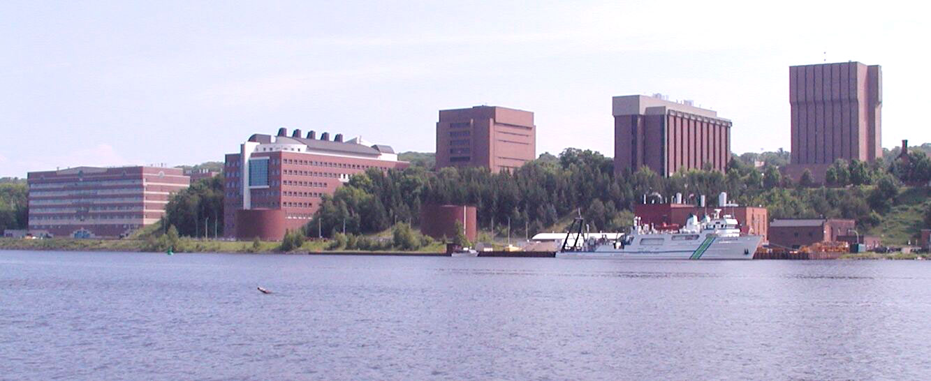 Michigan Tech campus view August 2002.